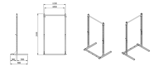 Rack modular Caimax Serie 2 - CAIMAX