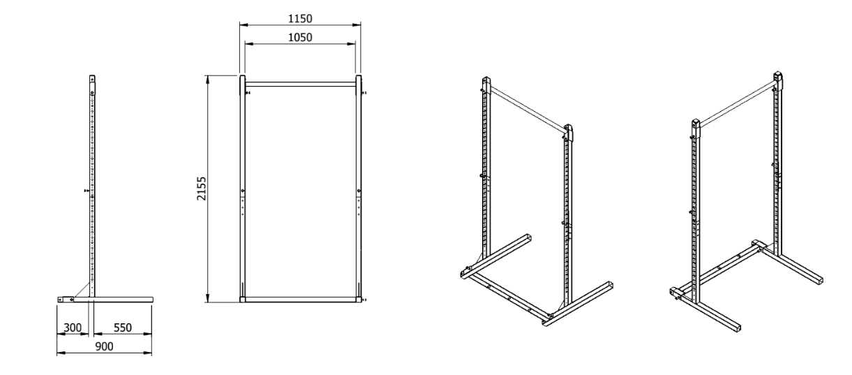 Rack modular Caimax Serie 2 - CAIMAX