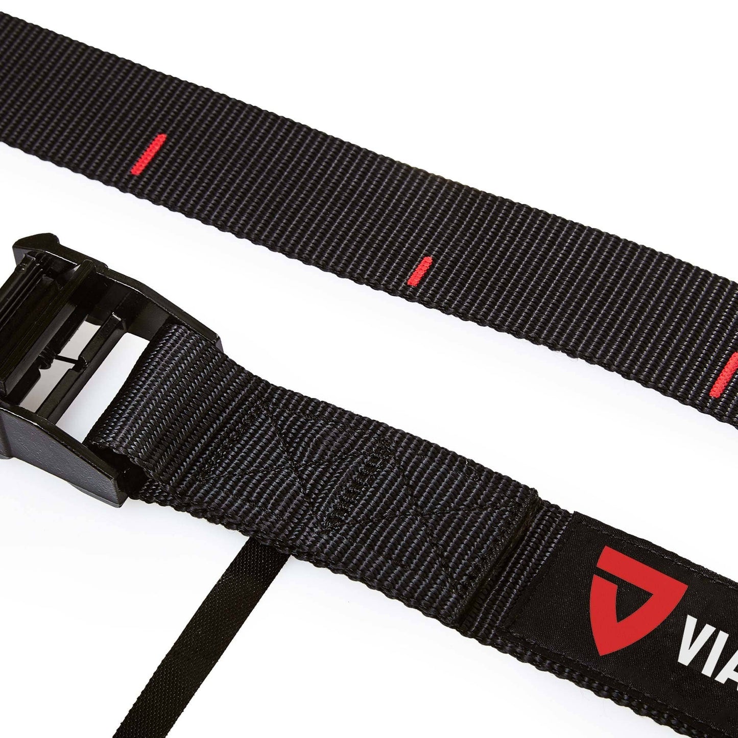 Anillas de gimnasia Via Fortis con correas extra anchas y asas de madera - CAIMAX